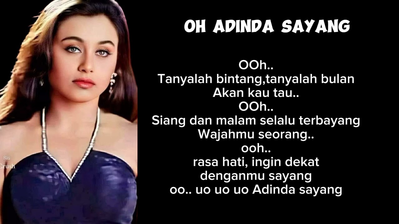 Oh Adinda Sayang (The Mercys)@Karaoke_Aransemen