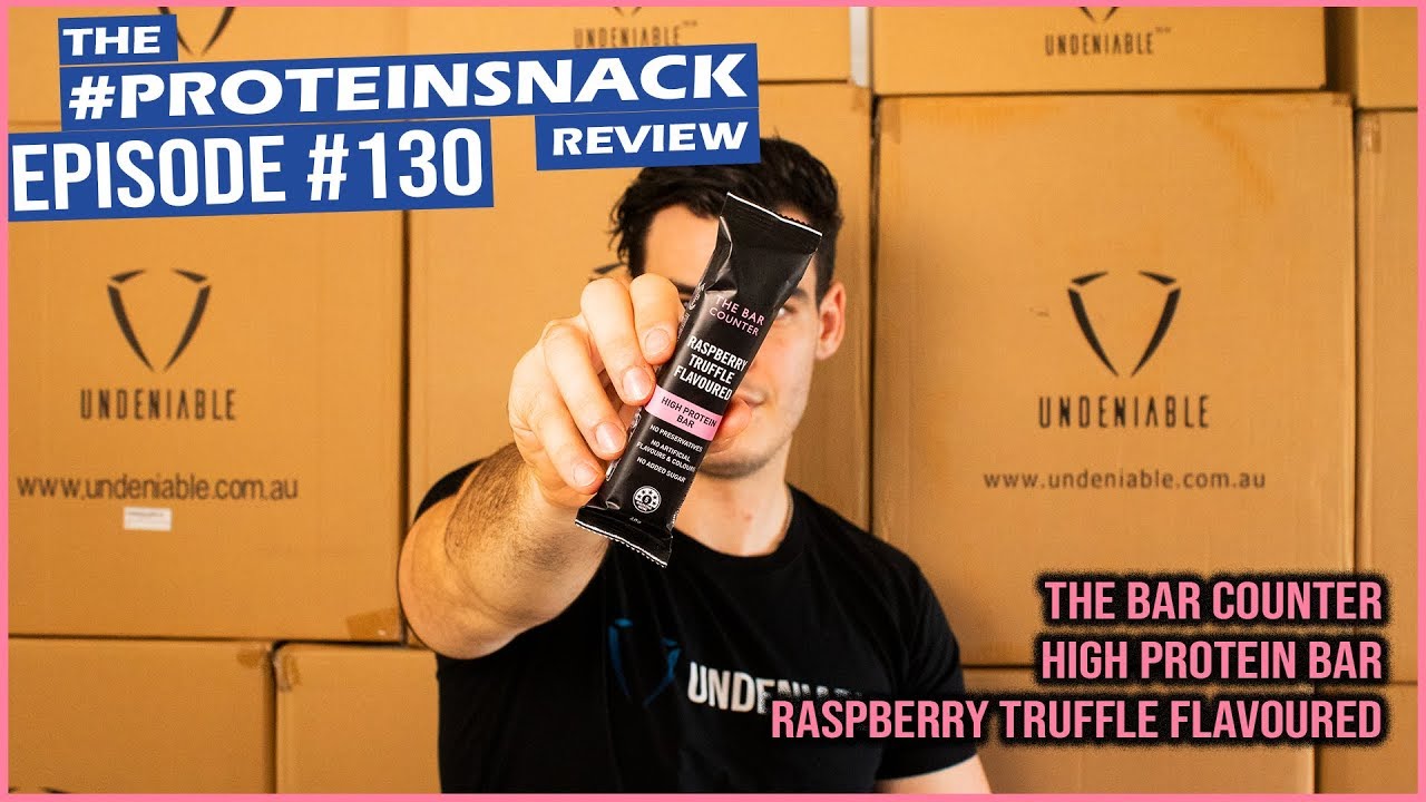 The Bar Counter High Protein Bar Raspberry Truffle Flavoured 