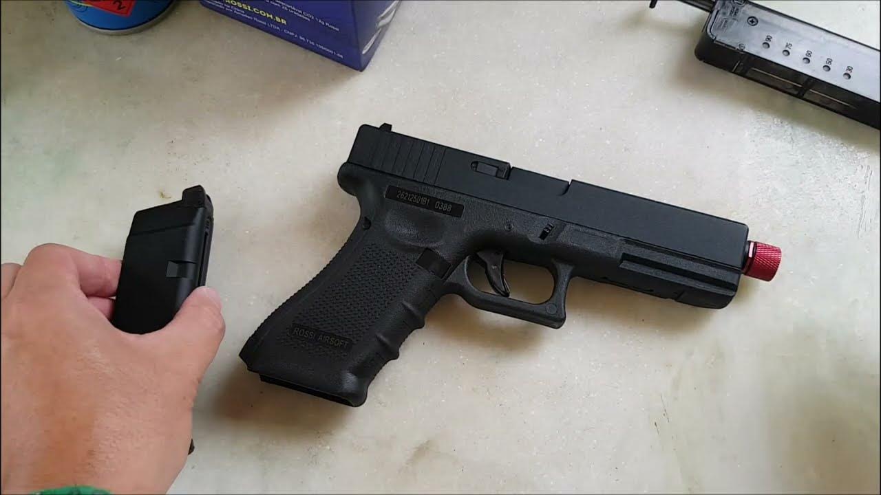 Airsoft - Glock V17 Vigor/Rossi GBB 6mm - E&G Comércio 