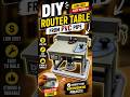 DIY Router Table from PVC Pipe | Part-2 🔧 Budget Workshop Setup Continues! #diy #howtomake