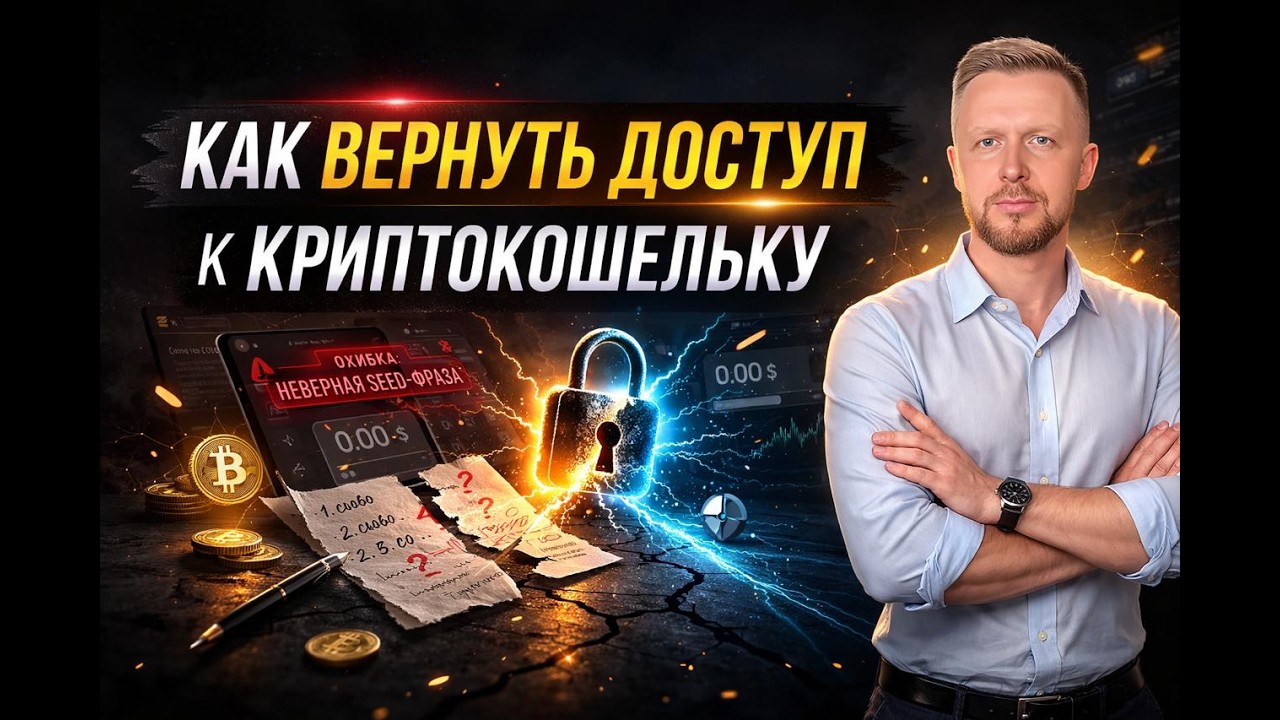 🆘  Как восстановить доступ к кошельку, если seed‑фраза не работает и деньги не видны