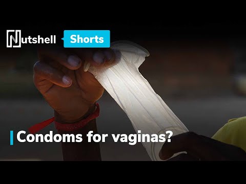 There are condoms for vaginas | How to use female condom | #shorts |