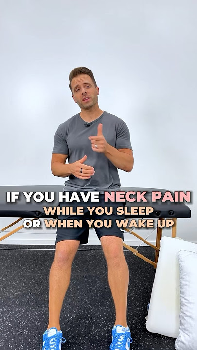 Sleep Better Tonight! Eliminate Neck Pain At Night And In The Morning! #shorts