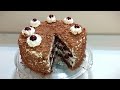 ТОРТ ЧЁРНЫЙ ЛЕС!!! ПРАЗДНИЧНЫЙ  ОЧЕНЬ ВКУСНЫЙ БЫСТРЫЙ И ЛЁГКИЙ РЕЦЕПТ!!!