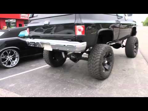 lifted k5 blazer on 37's with 24s rockstar's - YouTube lifted k5 blazer on 37's with 24s rockstar's - YouTube