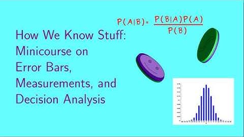 How We Know Stuff:  Minicourse on Error Bars, Measurements, and Decision Analysis