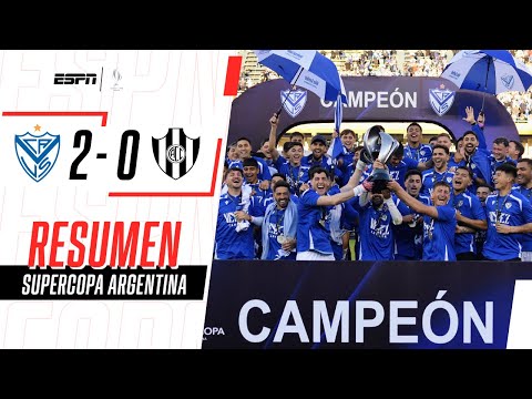EL FORTÍN DERROTÓ AL FERROVIARIO EN ROSARIO Y ES SUPERCAMPEÓN | Vélez 2-0 Central Córdoba | RESUMEN
