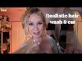 ASMR Realistic hair wash &amp; cut 💇(with bracelets, long nails, &amp; faucet sounds) Mp3 Song