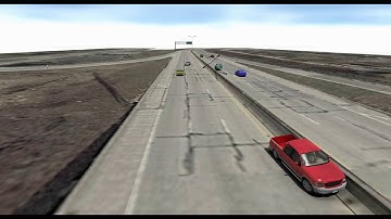 Pickup Truck Crashes into Lamp Posts | A Virtual CRASH Simulation