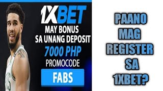 How to register on 1xbet and How to get the bonus (tagalog tutorial) #1xbet  #tutorial by FABS Gaming 798 views 1 year ago 3 minutes, 52 seconds