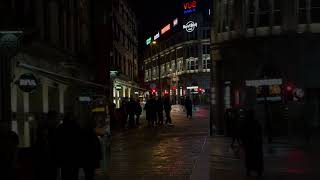 Unveiling the Magic of Manchester's Piccadilly at Night! #love #music #manchester #nightlife