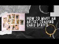 Create 12 Vintage Artist Trading Cards from a Single Sheet of Scrapbook Paper