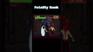 FATALITY RANK- Kung Lao's Hat Split -MK 2