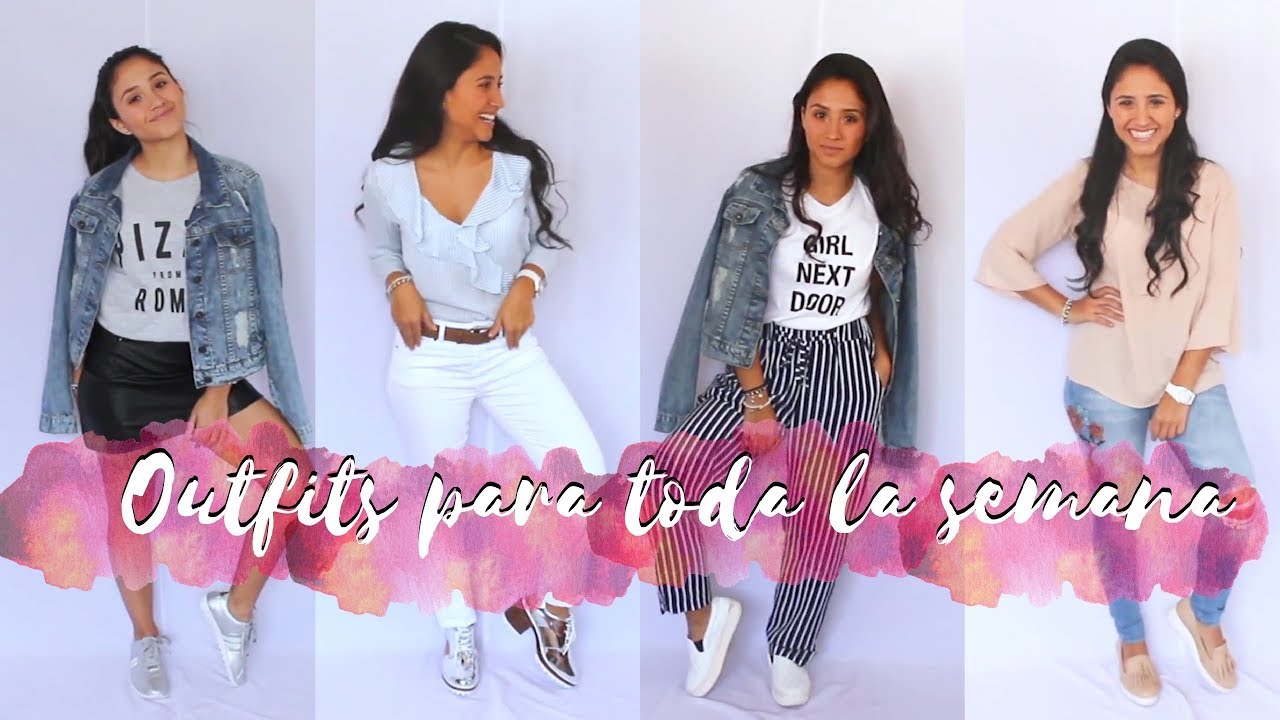 OUTFITS PARA TODA LA SEMANA!!/ Luli - YouTube