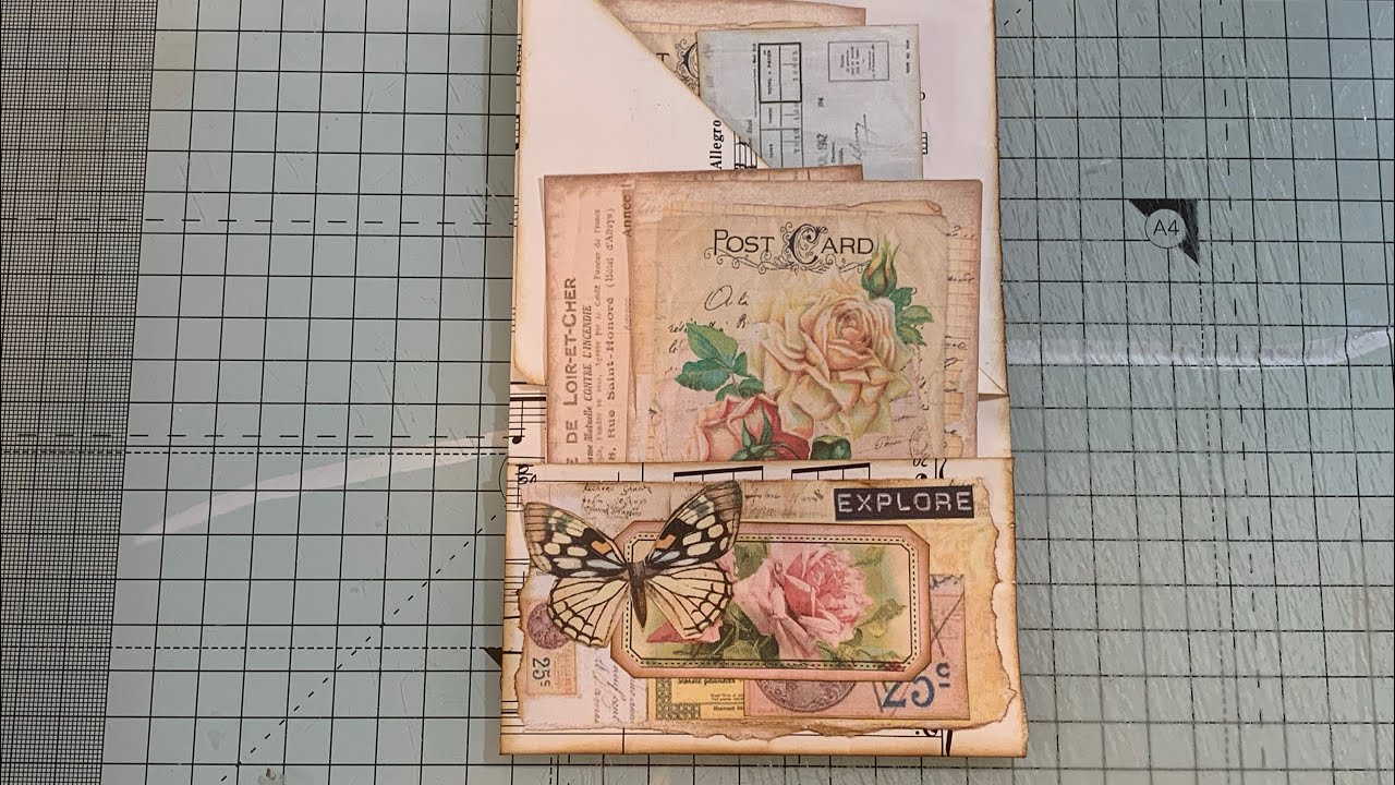 Craft With Me : Music Paper Multi Pocket for your Journals Easy Peasy ...