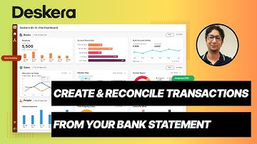 Create & Reconcile Transactions from your Bank Statement