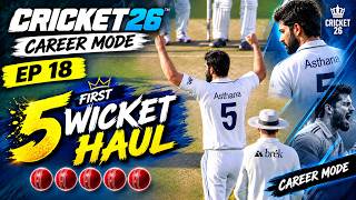 First Five Wicket Haul 🔥-Cricket 26 My Career Mode Ep 18 screenshot 5