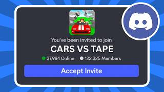 How to Join Cars VS Tape Discord Server