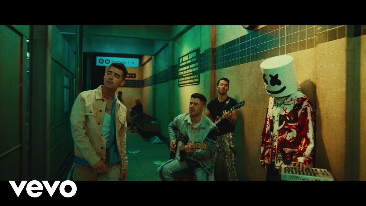 Marshmello x Jonas Brothers   Leave Before You Love Me Official Music Video