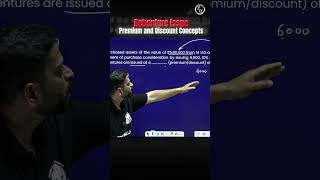 Debenture Issue at Premium & Discount Explained 🔥 | Class 12 Accounts Full Marathon #pw #shorts