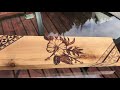 Pyrography of Fijian arts