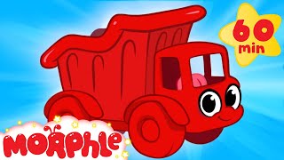 My Red Dump Truck (+ 1 hour My Magic Pet Morphle Mega Vehicle compilation for children!)