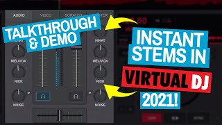 Virtual DJ 2021 - Amazing REAL-TIME Stems Mixing  - Quick Review & Demo screenshot 2