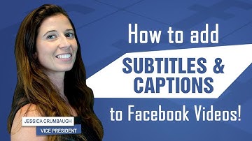 How To Add Subtitles & Captions To Your Facebook Live Video