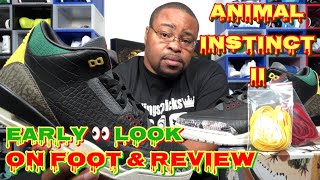 #jordan3 #animalinstincts #earlylook Jordan Animal Instincts 2.0 Early Look On Foot & Review!!