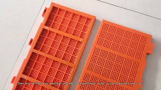 lowest price vibrating high frequency Polyurethane sieve minerial