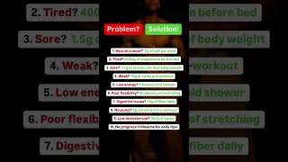 10 Common Fitness Problems Solved in 60 Seconds