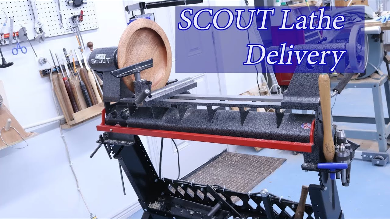 Доставка и распаковка моего нового прочного токарного станка Scout. Токарная обработка дерева с С...
