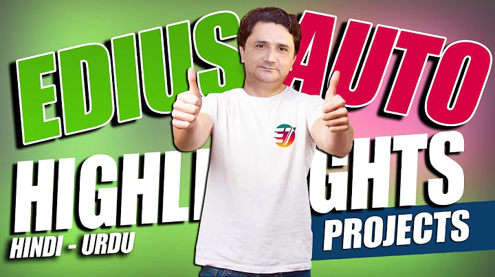 Edius Me Auto HILIGHTS Project Kese Banaye / How to Make Auto Highlight Project in EDIUS