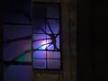 Witness the inexplicable: a pulsating, vibrant light from an abandoned structure. What ancient ener