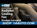 How to Replace Radiator Cooling Fan Assembly 1998-2004 Dodge Intrepid