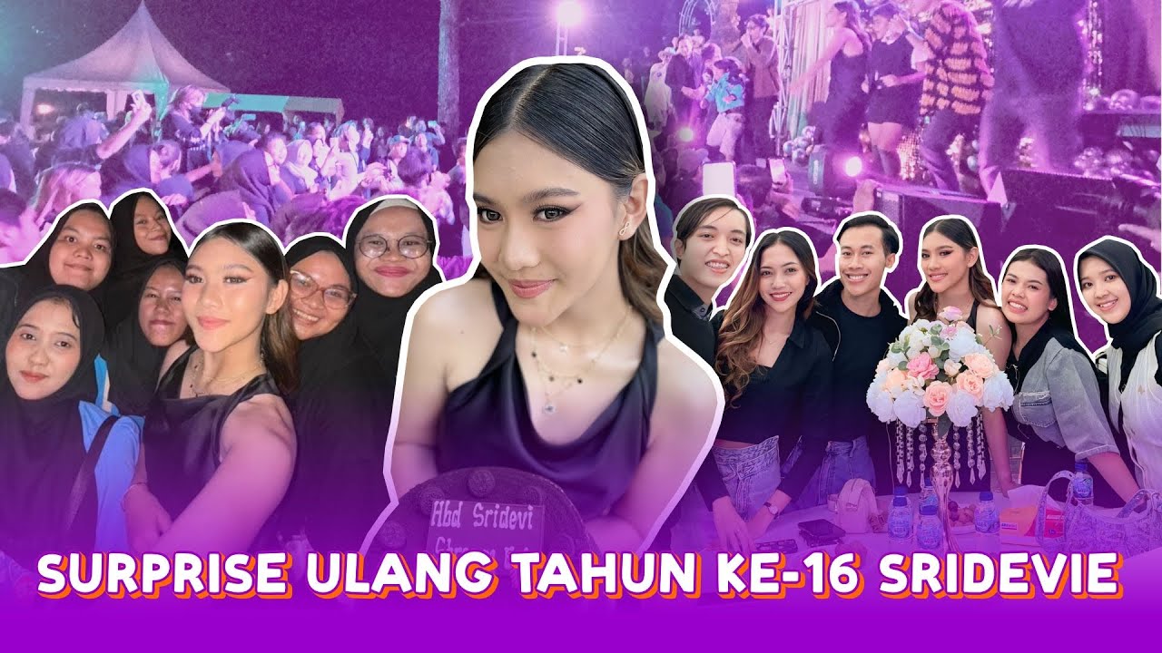 KESERUAN ULANG TAHUN SRIDEVI KE-16 | KELUARGA, SAHABAT SAMPAI DERETAN ARTIS HADIR MEMERIAHKAN ACARA