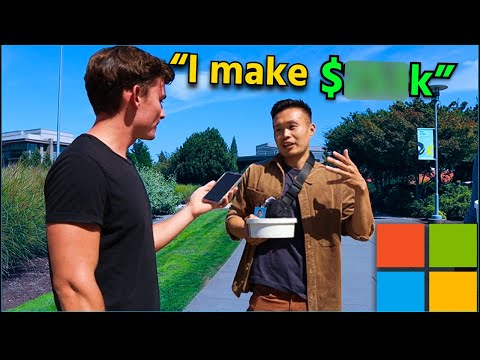 I asked Microsoft employees how much MONEY they make