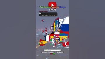 Top comment changes Europe - DAY 3 #countries #mapping #geography