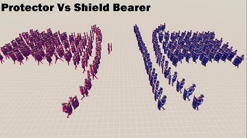 TABS 100v100 Protector Vs Shield Bearer TOTALLY ACCURATE BATTLE SIMULATOR