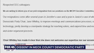 Dissent in Meck County Democratic Party