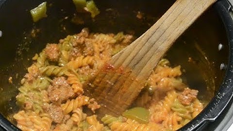 Torsades steaks hachés recette cookeo
