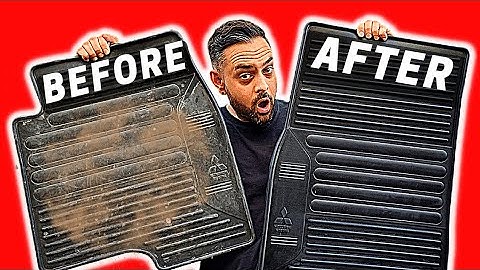 3 EASY steps to clean rubber floor mats
