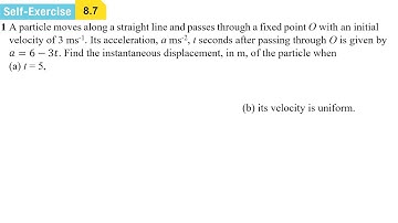 Self Exercise 8.7 - AddMath Form 5 Chapter 8