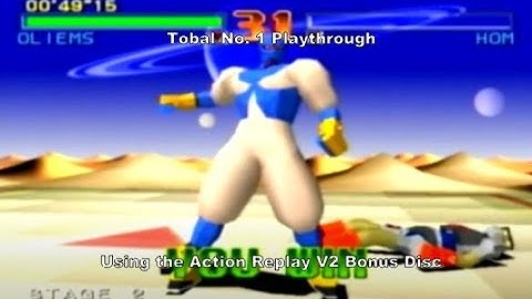 Tobal No. 1 Oliems Playthrough using the Action Replay V2 Ps2 Bonus Disc for Ps1 :D #Playstation