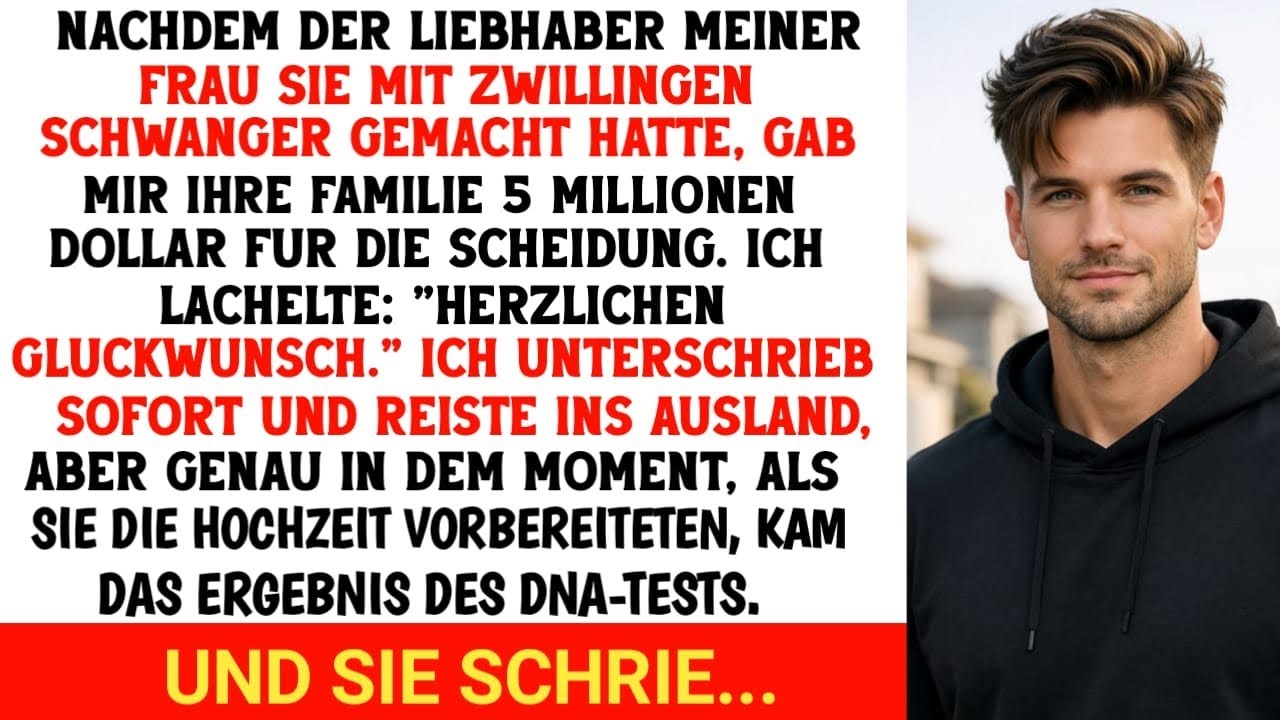 Ich unterschrieb die Scheidungspapiere für 5 Millionen Dollar. Während der Ehe kam das Ergebnis...