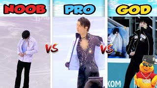 Yuzuru Special Skill | Costume Reveal Unzip Jacket "Noob vs Pro vs God"