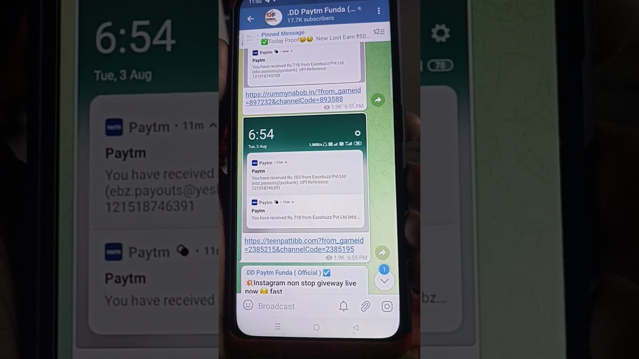 daily earning channel , dd paytm funda, dd paytm funda telegram channel
