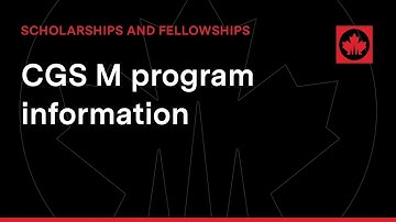 CGS M program information