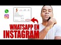 COMO CONFIGURAR DESDE CERO AGREGAR WhatsApp A Instagram