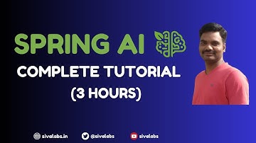 🚀  Spring AI Complete Tutorial (3 Hours)